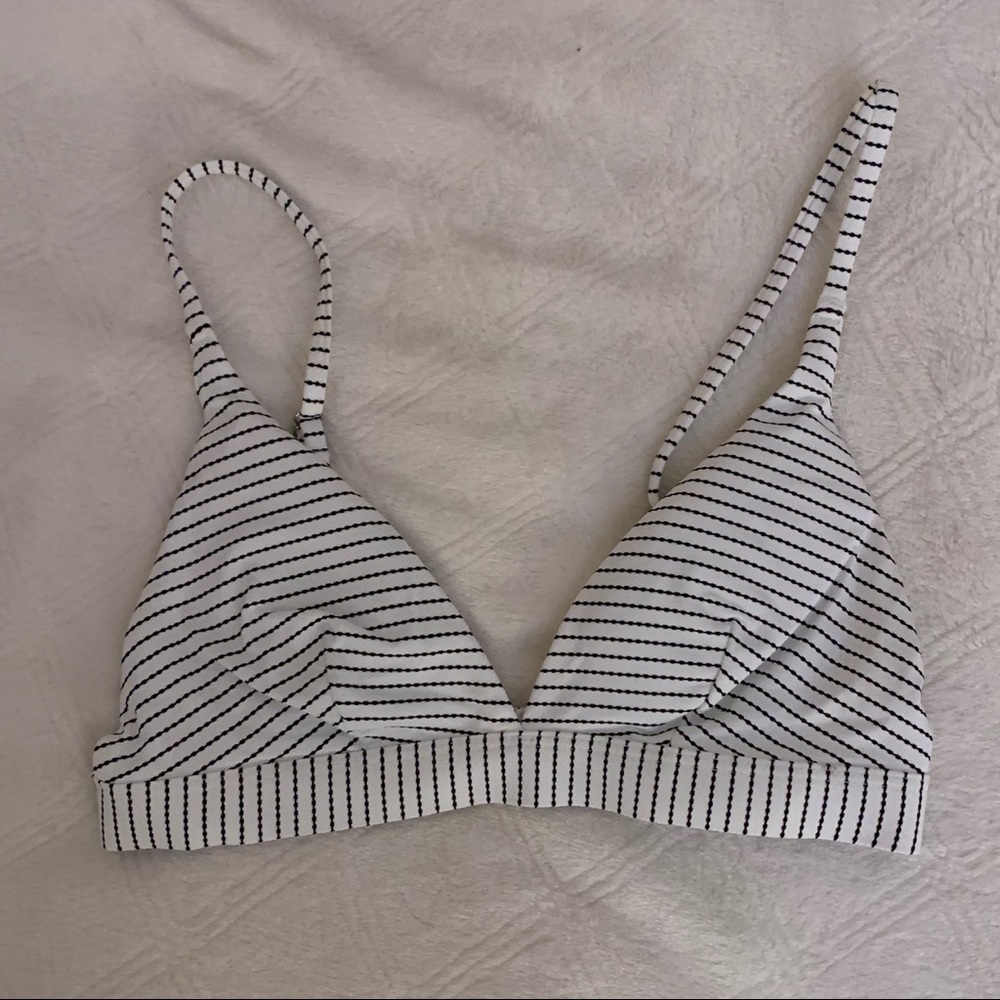 Padded Triangle Bikini Top Sz 0